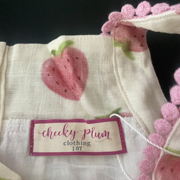 NWT Cheeky Plum Strawberry Dress - Picture 4 of 9